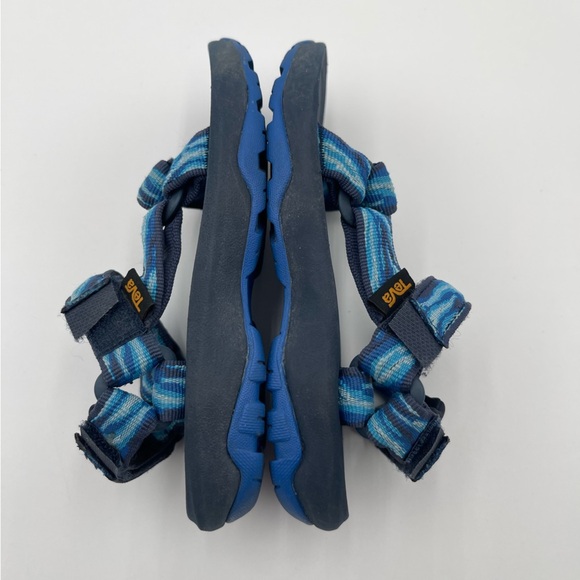 Teva Kid's 11 Hurricane XLT 2 Sandal Delmar Sea Blue Wave 1019390Y Waterproof - Picture 9 of 12